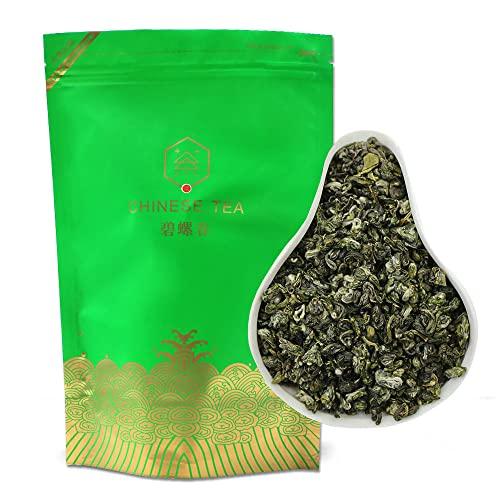 FullChea FullChea - BiLuoChun Tea - Bi Luo Chun Green Tea - Chinese Green Tea Loose Leaf - Toasty Bean Aromatic - Calming Tea (8.8oz / 250g)