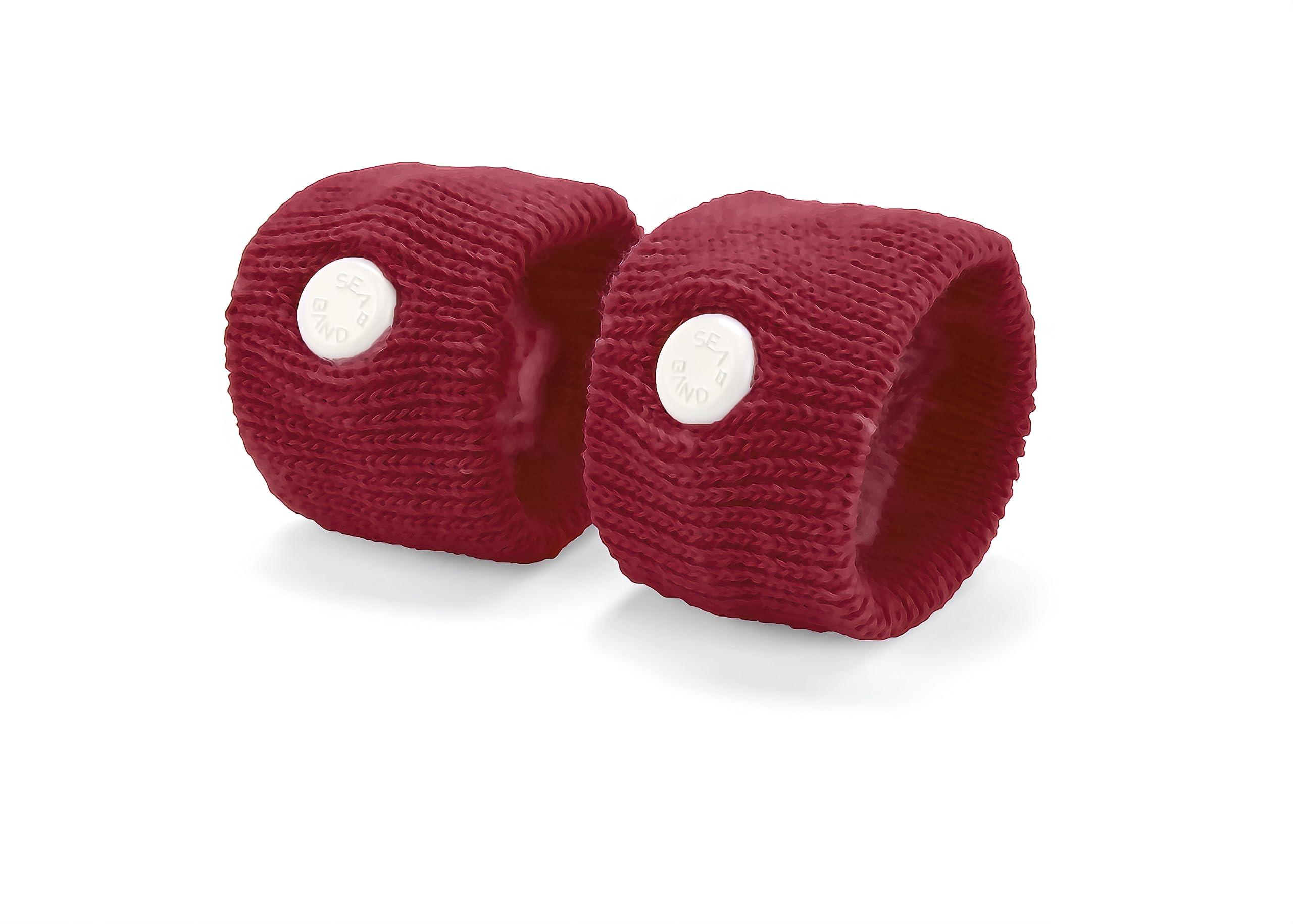 Sea-Band Sea-band Anti-Nausea Acupressure Wristband for Motion & Morning Sickness - 1 Pair Red