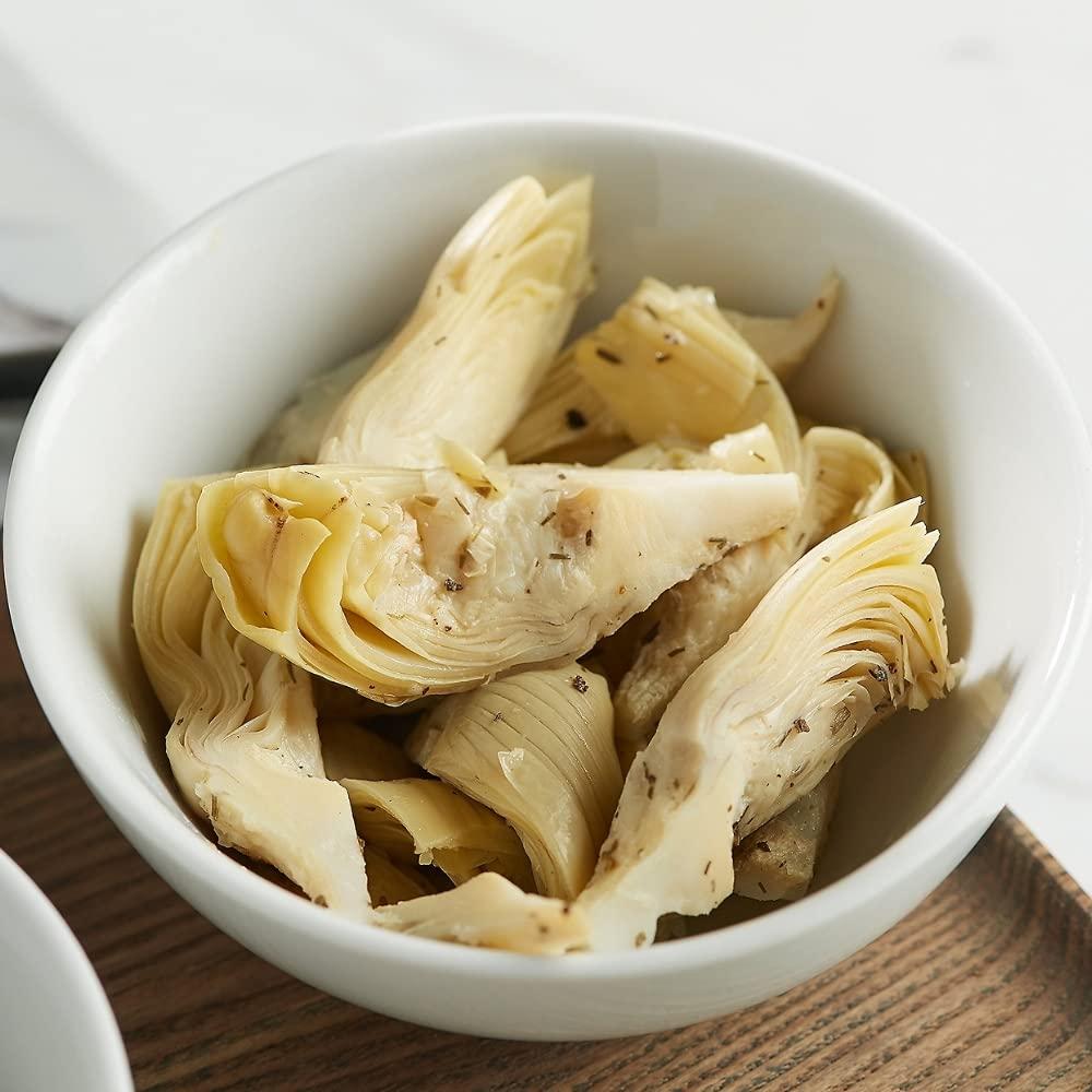 Poshi POSHI Marinated Artichoke Hearts Snack Pack | Basil + Thyme | Keto, Vegan, Paleo, Non GMO, Low Carb + Calorie, Gluten Free, Fully Cooked Vegetables, Gourmet, Healthy, All Natural (10 Pack, 1.58 oz)