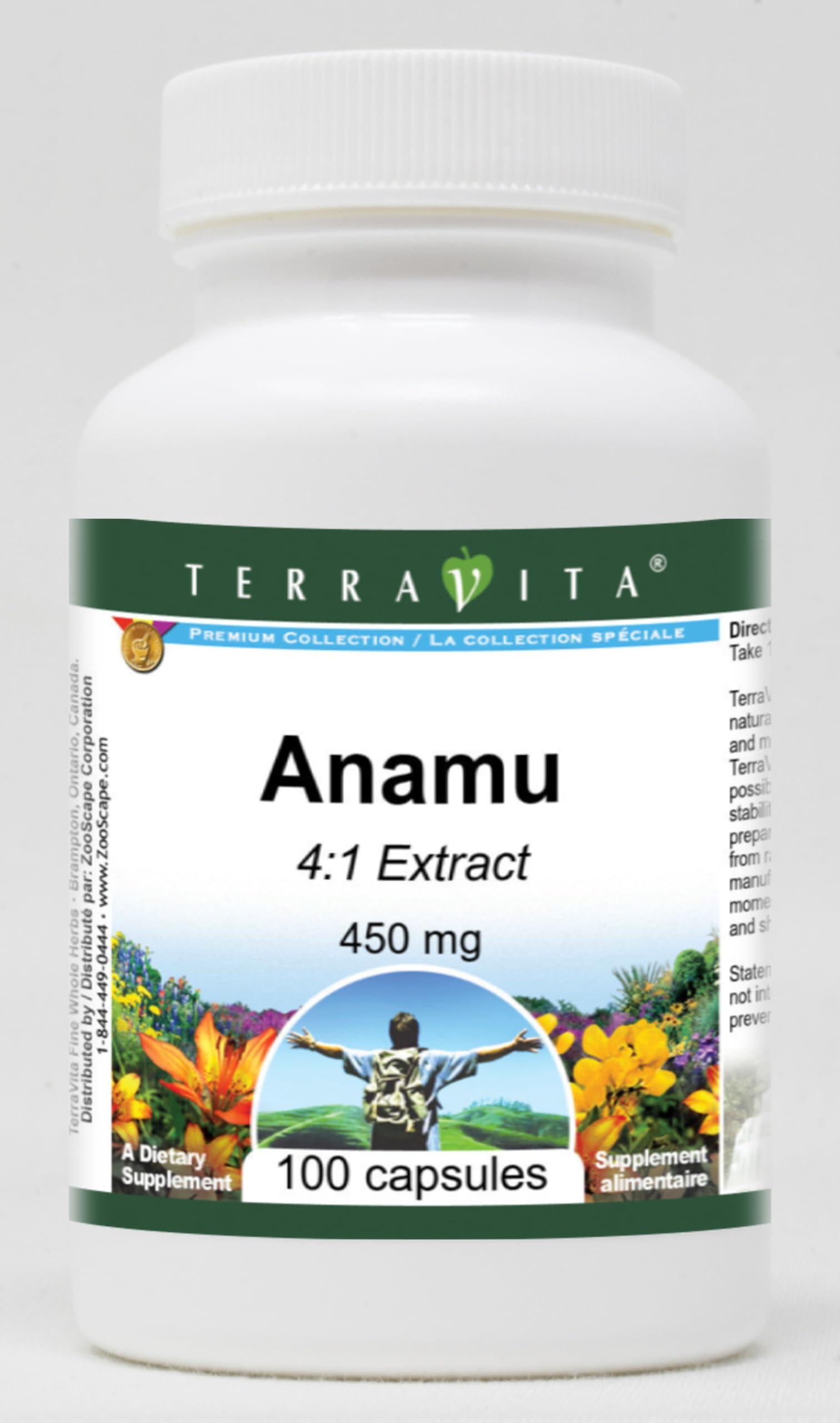 TerraVita Anamu 4:1-450 mg (100 Capsules, ZIN: 518940) - 3 Pack