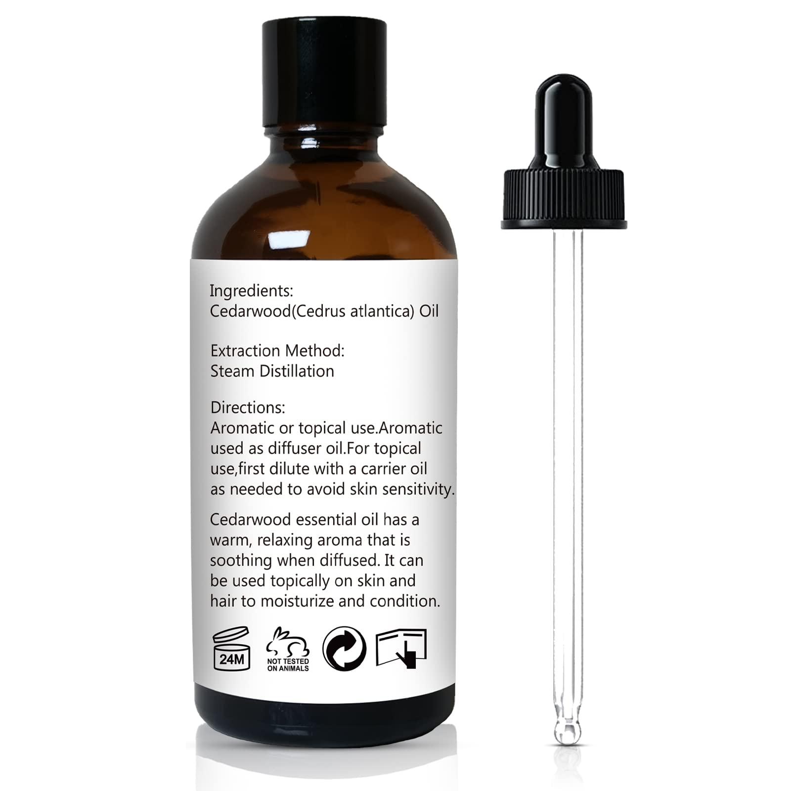 gm gumili GM Gumili Cedarwood Essential Oil for Diffuser Skin Hair Holiday Home Care