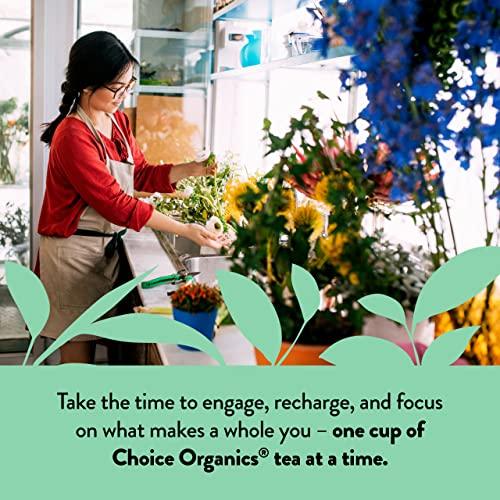 Choice Organics Choice Organics - Organic Peppermint Tea (1 Pack) - Compostable - Caffeine Free - 16 Organic Herbal Tea Bags