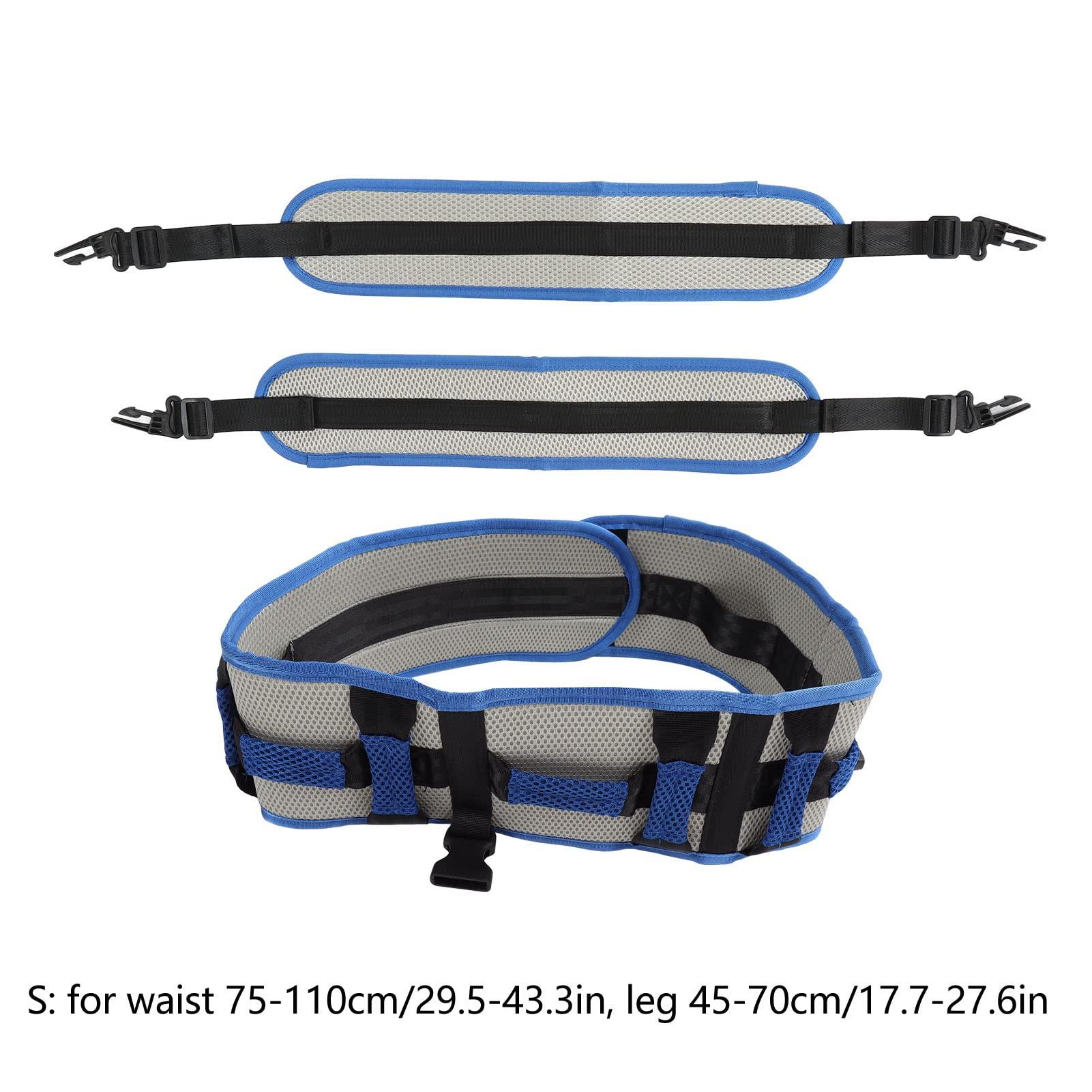 Transfer Belt Sturdy Robust High Weight Bearing Capacity Gait Belts for Seniors Wider Area Comfortable Medical Lift Belt with Leg Loops for Home Care S