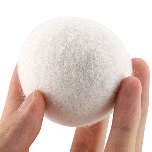 Alvinlite Alvinlite Wool Dryer Balls, Reusable Natural Wool Laundry Fabric Softener Ball Dryer Sheets Alternative Laundry Replacement