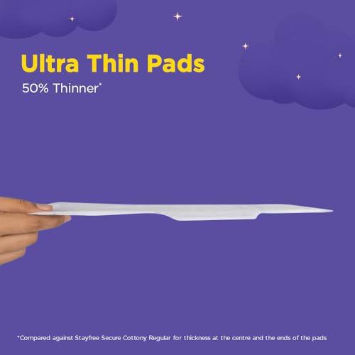 Stayfree Stayfree Dry Max All Night XL Dry Cover Sanitary Pads For Women With Wings, 28 Pads