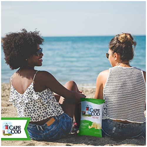 Cape Cod Cape Cod Potato Chips, Sour Cream and Onion Kettle Cooked Chips, 7.5 Oz