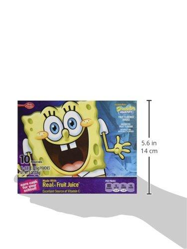 Betty Crocker Betty Crocker Fruit Snacks, SpongeBob SquarePants Snacks, 0.8 Ounce - 10 Count (Pack of 1)