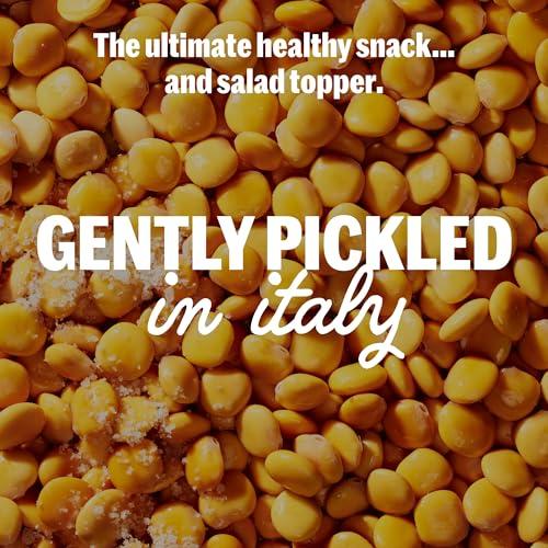 BRAMI BRAMI Lupini Beans Snack, Sea Salt & Vinegar, 7g Plant Based Protein, 0g Net Carbs, Vegan, Vegetarian, Keto, Mediterranean Diet, Non Perishable, 5.3oz