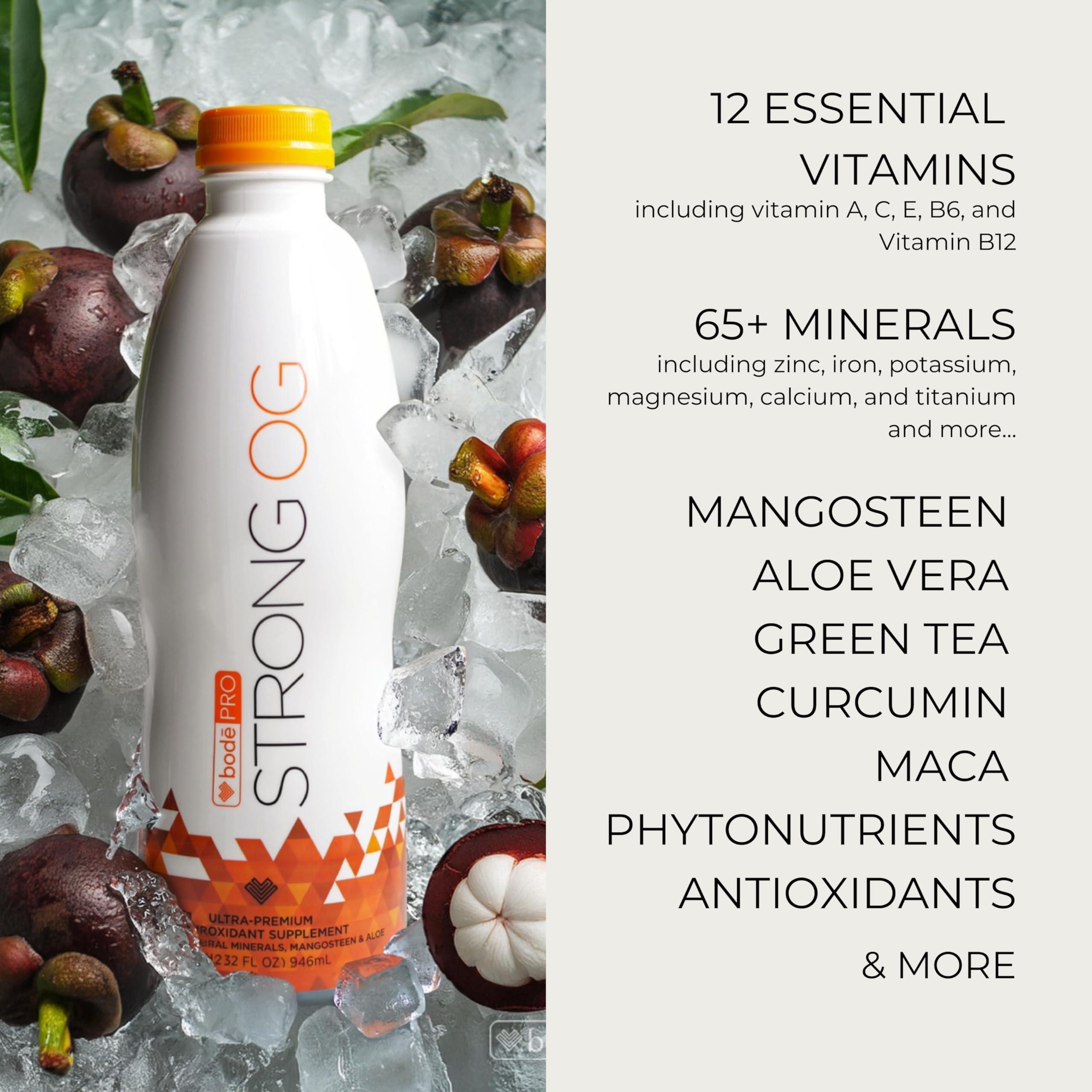 Vemma BodePRO Strong OG | Liquid Antioxidant | Magnesium, Iron, Zinc | Immune Booster | Vitamin C, B12, D3, B6, A, and E | Vitamins and Minerals | 32fl.oz.