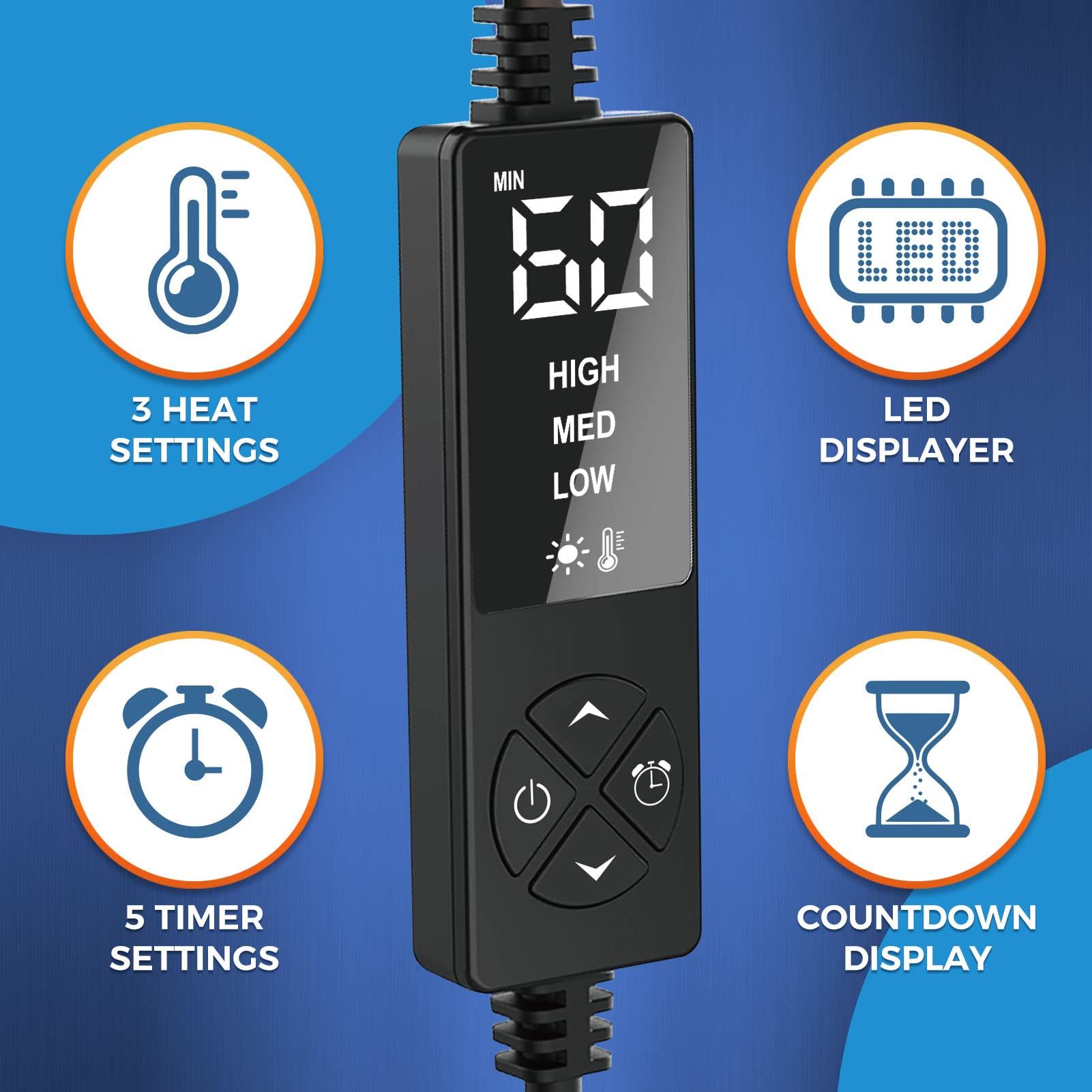 sticro sticro Extra Large Moist Heat Sinus Relief Mask, Reusable Warm Compress Heated Eye Mask Face Heating pad Eye Pillow for Sinus Pressure Relief, Dry Eyes, Migraine, Tension, Stress, Headache(Large)