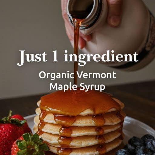 Vermont Maple Syrup Vermont Maple Syrup - 32 oz Grade A, Golden Delicate Organic Maple Syrup - 100% Pure and Authentic Maple Syrup for Pancakes, Waffles and More - Nut free, Gluten Free, Vegan, Paleo