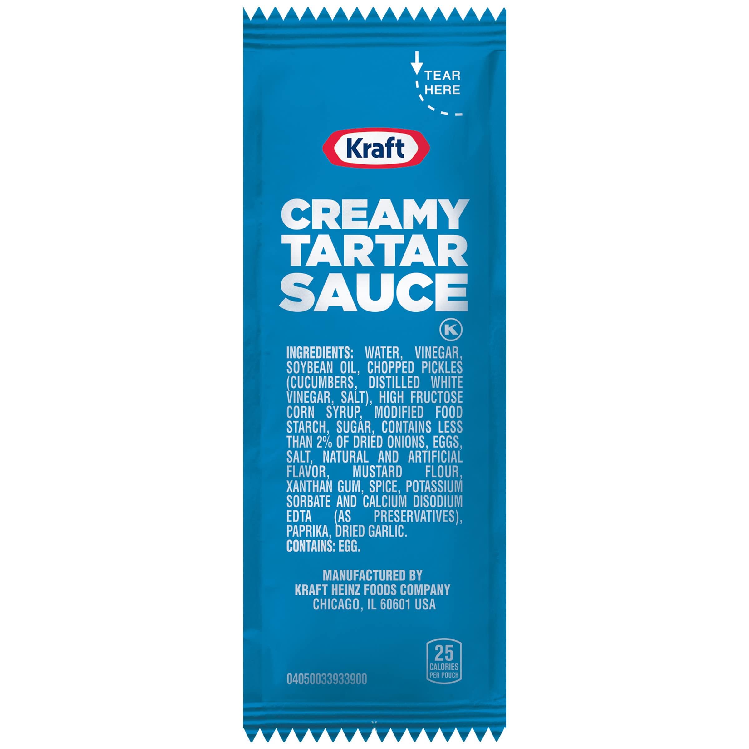 Kraft Kraft Creamy Tartar Sauce Packet Single Serve Packet (0.44 oz Packets, Pack of 200)