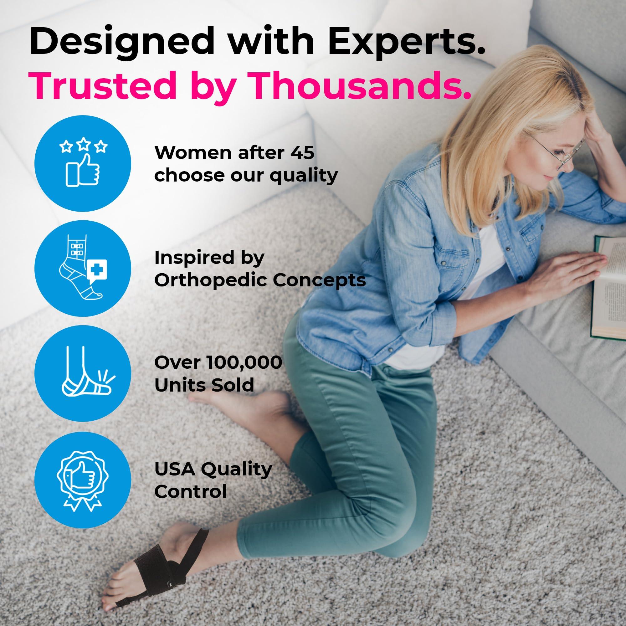 ShrooFit Effective Bunion Corrector for Women and Men | Relieve Pain, Straighten Toes, and Correct Bunions | Orthopedic Toe Straightener | Best Bunion Corrector for Lasting Relief