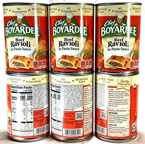 Chef BOYARDEE Chef Boyardee Beef Ravioli, 15 OZ, 6 pack