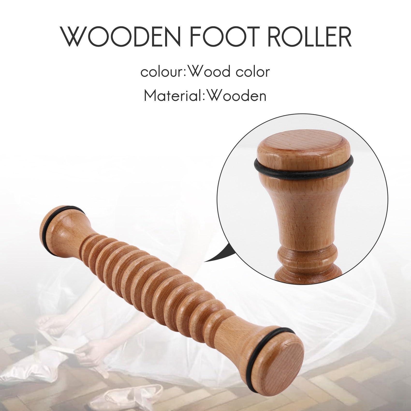 Soaying Soaying Ballet Foot Massager Instep Shaper Foot Roller Wooden Foot Roller Relaxation Pressure Reducer Solid