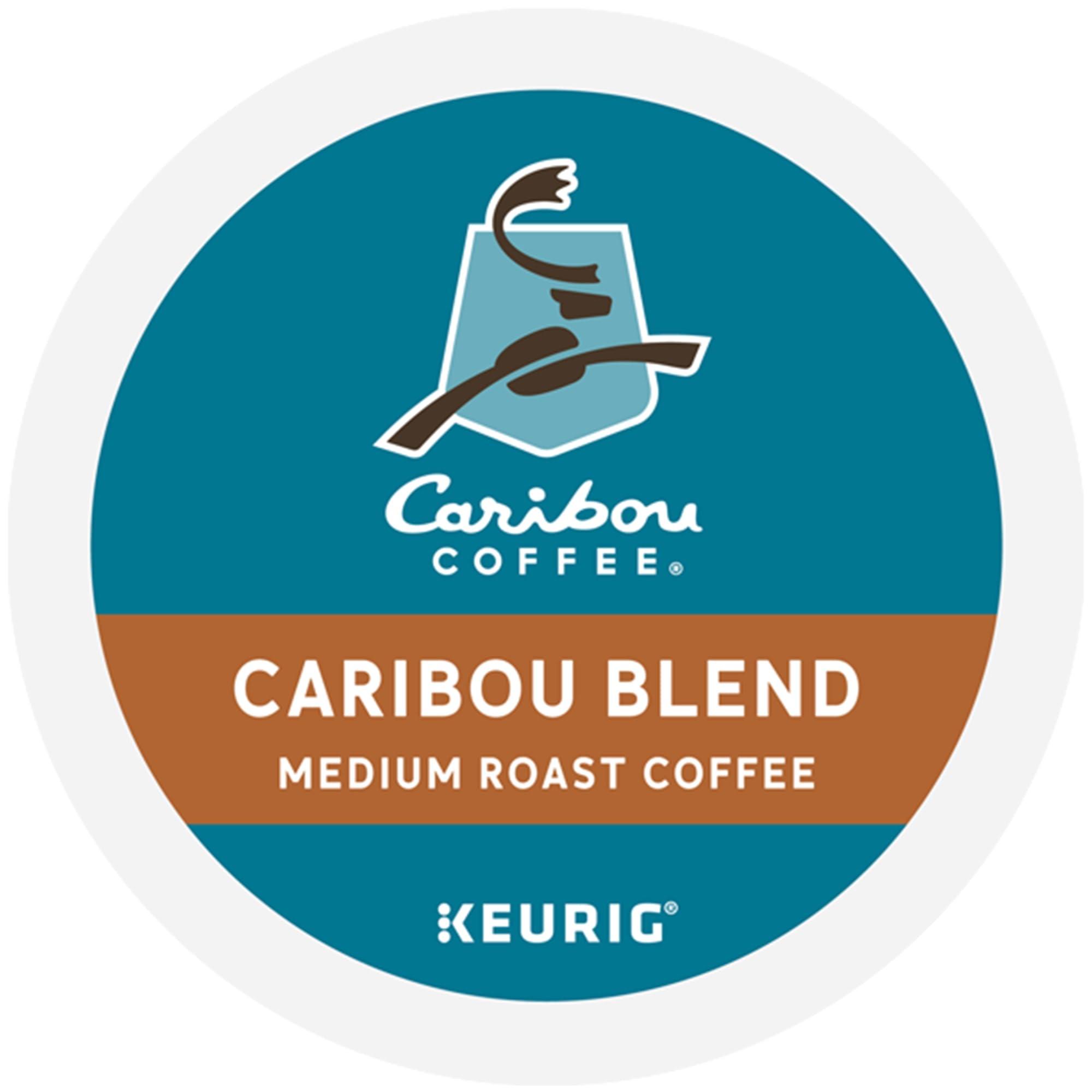 Caribou Coffee Caribou Coffee Single-Serve Coffee K-Cups®, Caribou Blend, Carton Of 4 K-Cups, Box Of 24 Cartons