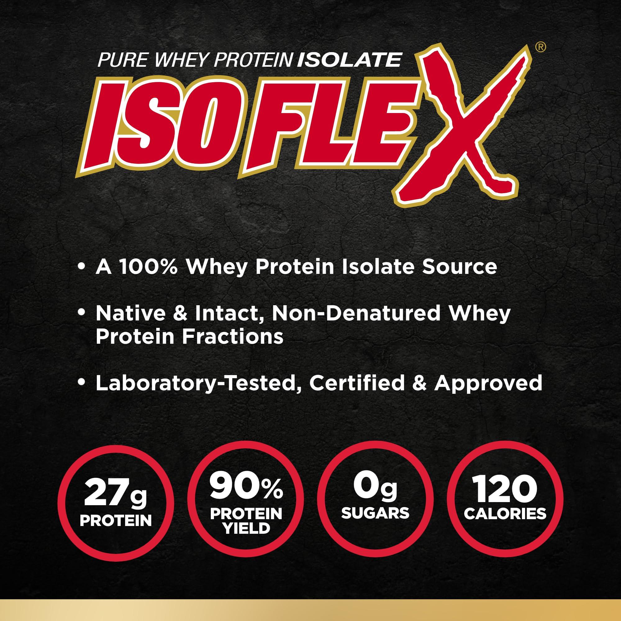ALLMAX Nutrition ALLMAX Nutrition - ISOFLEX Whey Protein Powder, Whey Protein Isolate, 27g Protein, Vanilla, 5 Pound