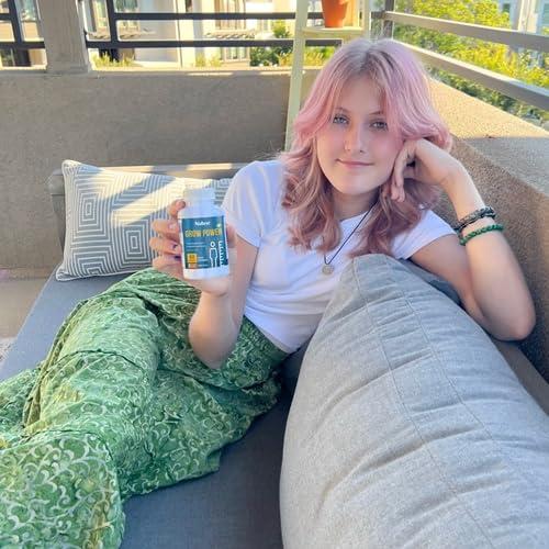 NuBest NuBest Grow Power Height Growth - Height Supplement for Age 10+ & Teens - Supports Height Growth, Grow Taller, Overall Health with Calcium, Vitamin D3, Phosphorus, Magnesium, Zinc & More - 3 Pack