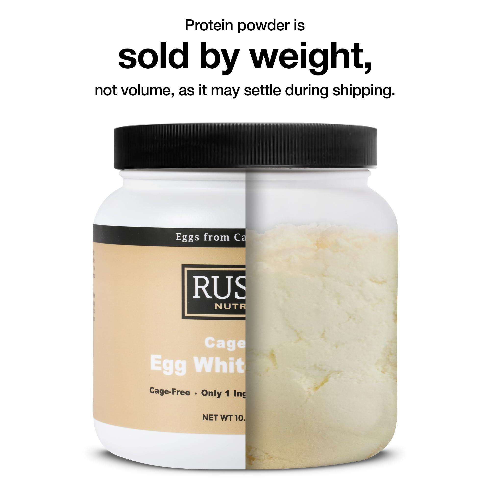 Rustic Nutrition Rustic Nutrition, Cage-Free Egg White Protein Powder, Made in USA from Humanely-Raised Cage-Free Eggs, Only 1 Ingredient, Dried Egg Whites (Unflavored, 10.5 Oz)