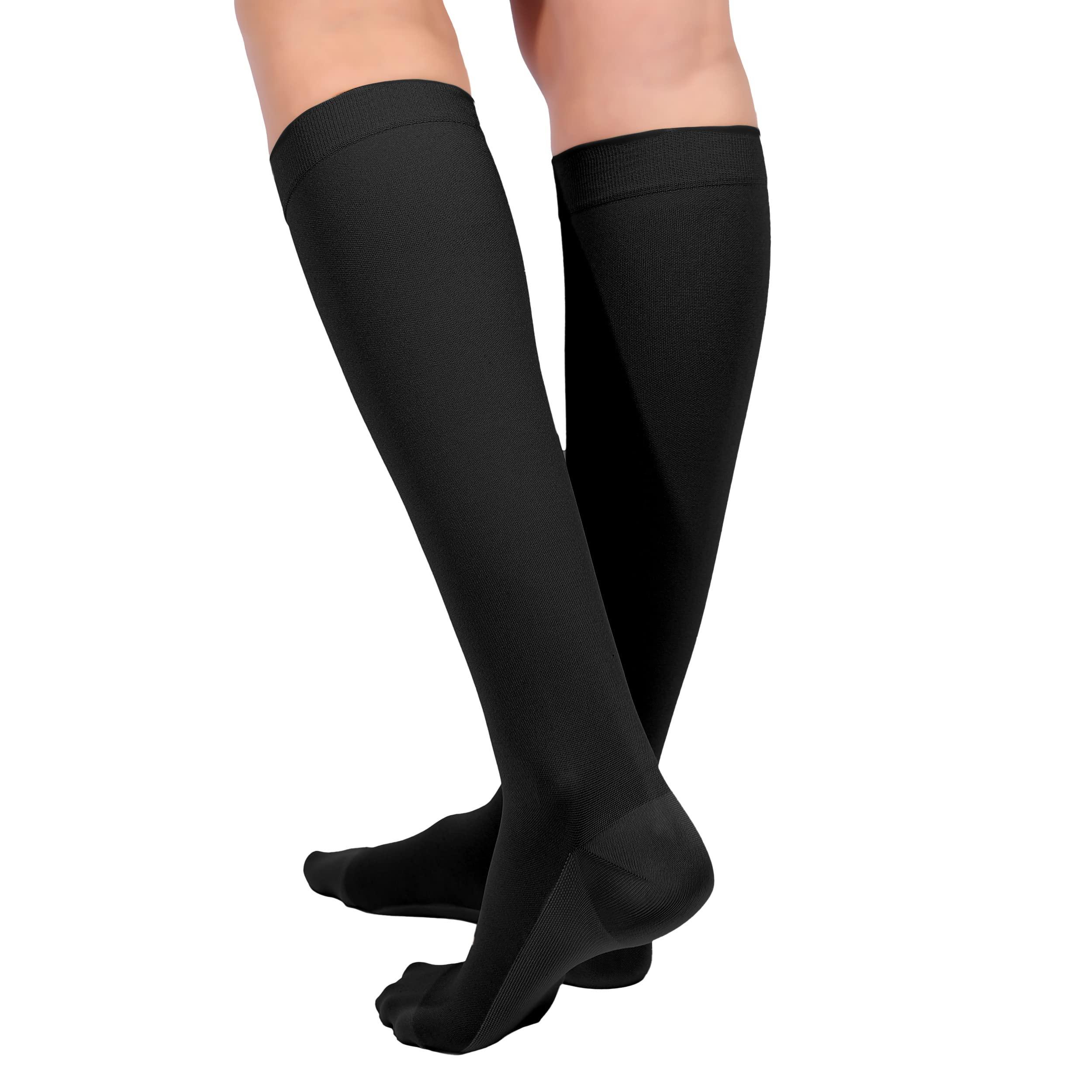 Copper Fit Copper Fit Unisex Medical Grade Compression Socks, Black, Medium