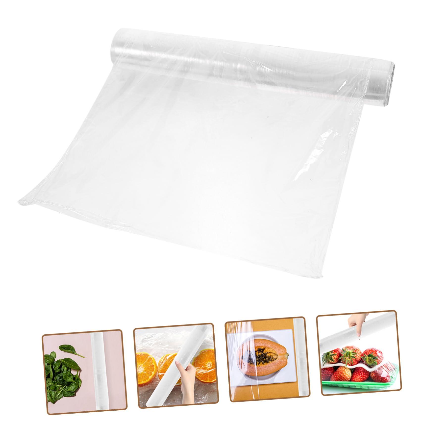 NOLITOY NOLITOY 1 Roll Film for Food Packing Paper Food Preservation Cling Food-grade Cling Film Kitchen Food Keeping Cling Fresh Keeping Cling Film Storage Bag Disposable Pvc