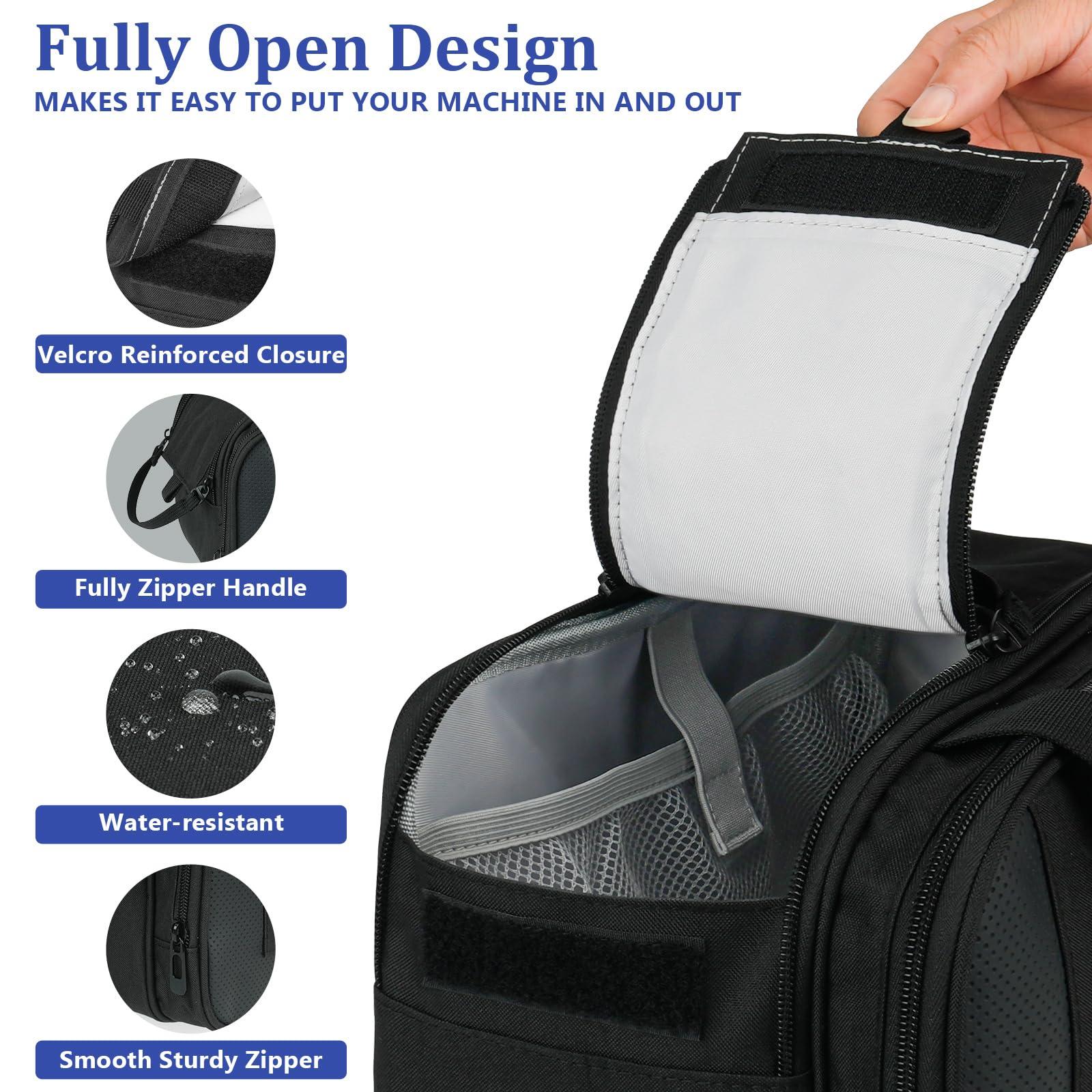 LEFORZ LEFORZ Travel Carrying Bag Compatible with ResMed AirMini/Z2 Auto CPAP Machine and Accessories,Portable Storage Organizer Case Fits for CPAP Equipment and Supplies(Bag Only)