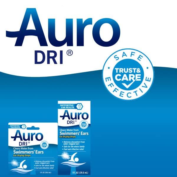 Auro-Dri Auro Dri Swimmer\'s Ear Drying Drops, Fast Relief, 1 fl oz. (Pack of 2)