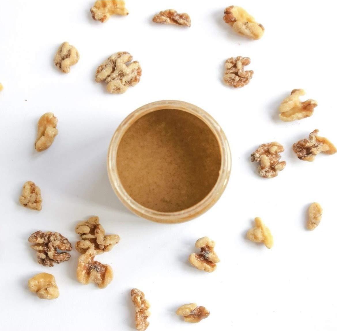 The Nutty Gourmet Nutty Gourmet Organic Walnut Butter - Raw Nut Butter - No Added Sugar - Unsalted - All Natural - Peanut Free - Vegan - California Grown Walnuts - Keto Snack - Gluten Free (10oz, 1 Pack)
