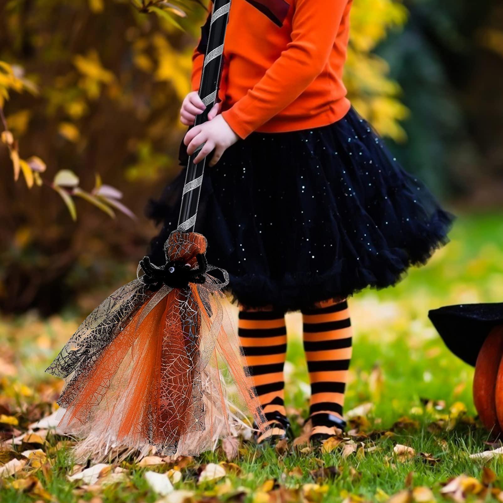 BESPORTBLE BESPORTBLE 1pc Wizard Broom Halloween Besom Broom Decoration Besom Prop Halloween Prop Broom Halloween Performance Prop Halloween Broom Witch Broom Party Prop Broom Ornament Besom for Party