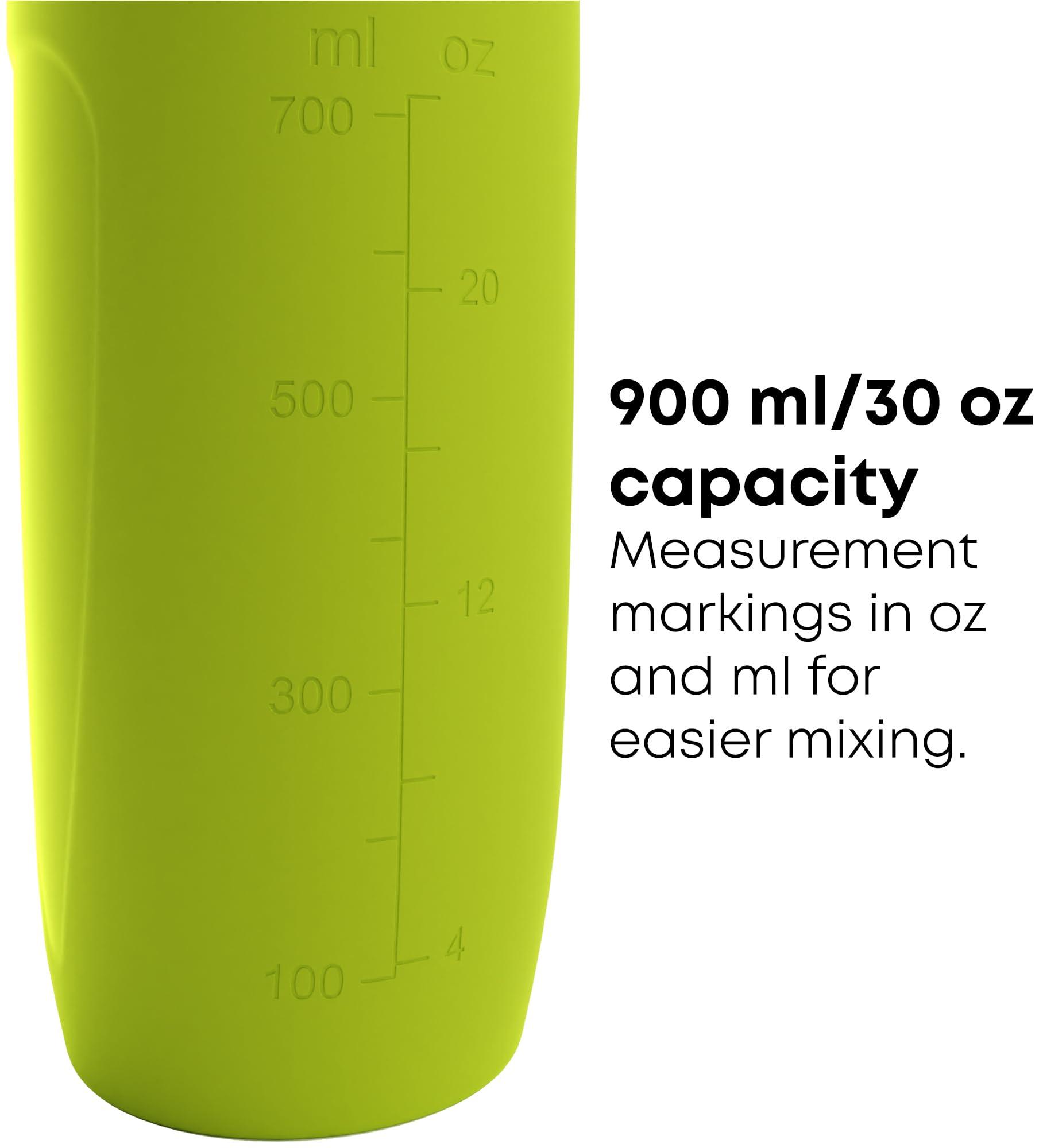 Smartshake Smartshake TMNT Reforce Stainless Steel Protein Shaker Bottle 900 ml | 30 oz - Leakproof Screw-on Lid - BPA Free Unisex - Non Insulated - Light Green