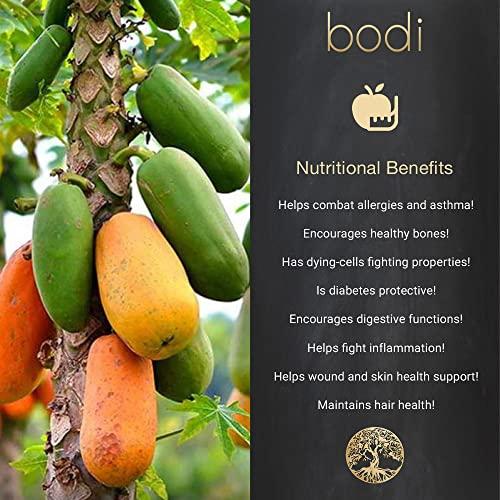 bodi bodi : Papaya Sliced Dried | 4oz to 5lb | 100% Pure Natural Hand Crafted (5 lb)