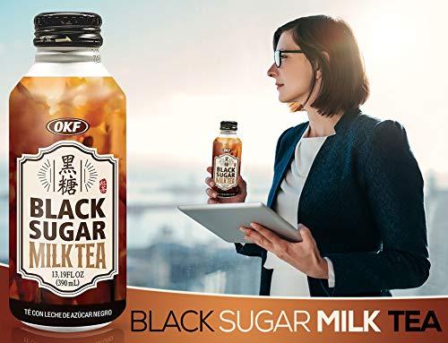 OKF OKF Black Sugar Milk Tea, 13.19 Fluid Ounce (Pack of 20)