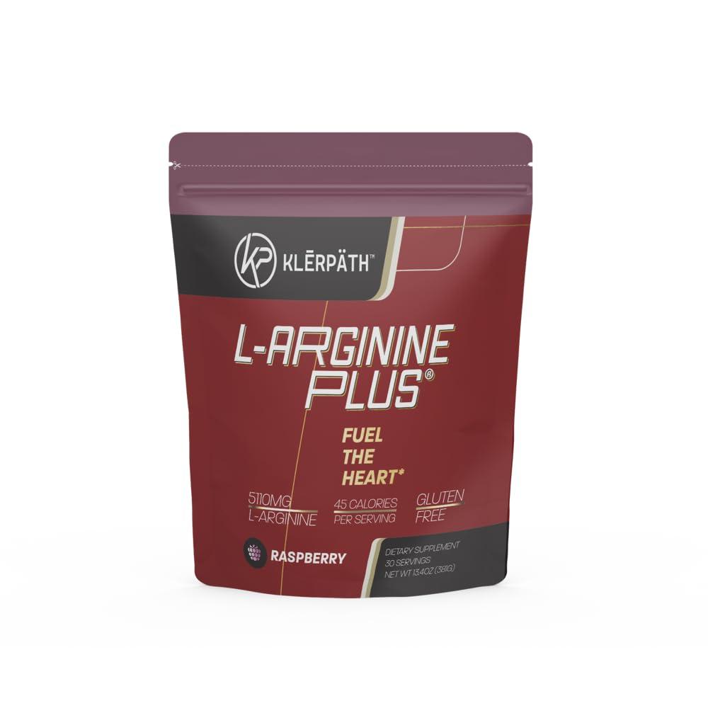 Klrpth Klrpth L-arginine Plus - Raspberry, 30 servings, L-arginine Supplement with 5110mg L-arginine, 1010mg L-citrulline, 100mg Red Wine Exract