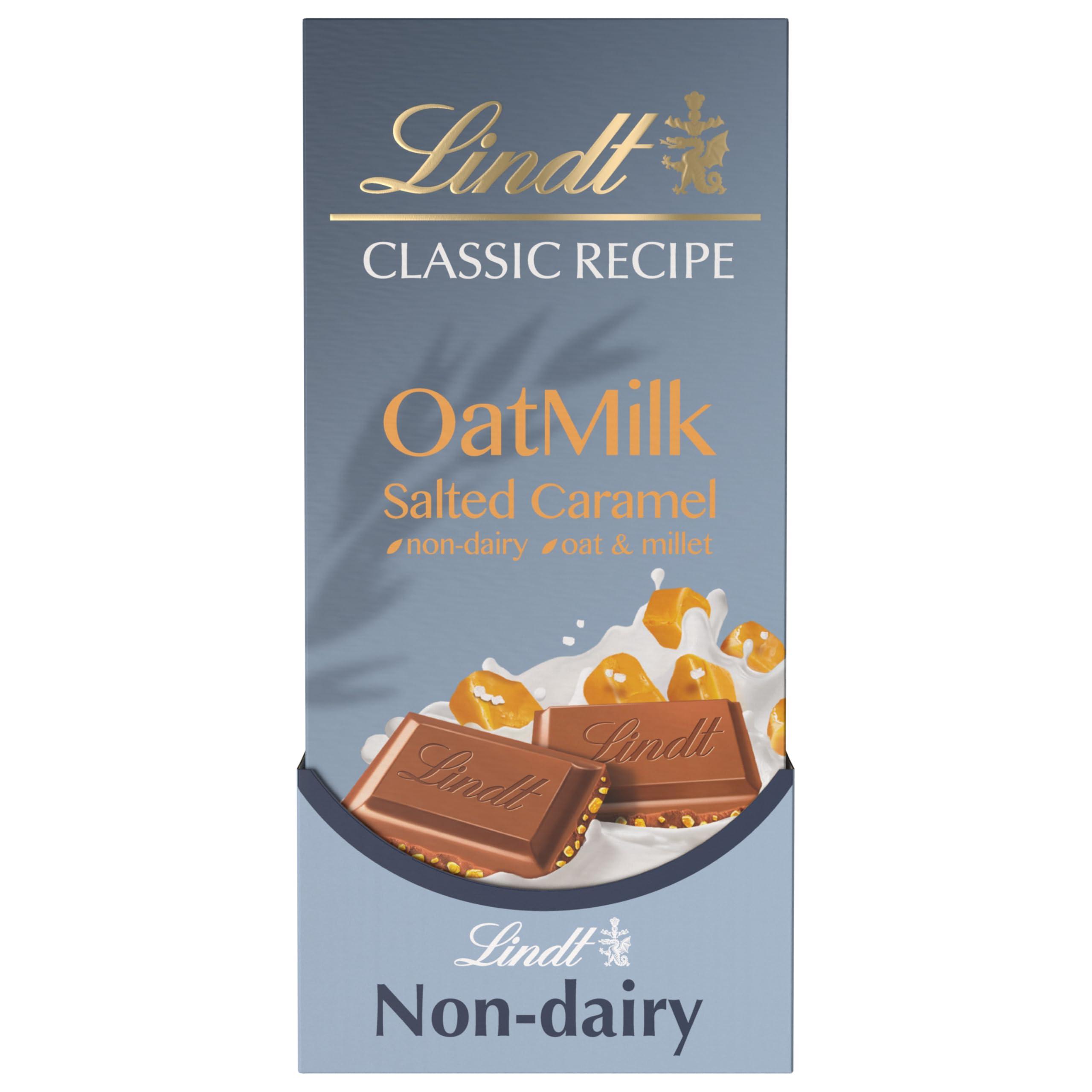 Lindt Lindt CLASSIC RECIPE Non-Dairy OatMilk Salted Caramel Chocolate Candy Bar, 10 Pack, 3.5 oz.