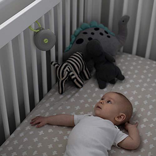 Marpac Yogasleep Hushh Portable White Noise Machine for Baby, 3 Soothing, Natural Sounds with Volume Control, Compact for On-The-Go Use & Travel, USB Rechargeable, Baby-Safe Clip & Child Lock