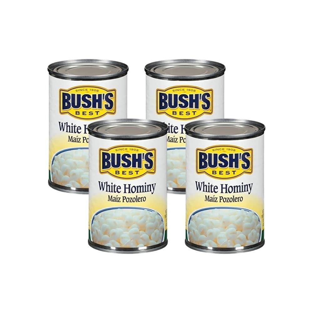 Bush's Best Bush's Best White Hominy, 15.5 OZ (Pack of 4)