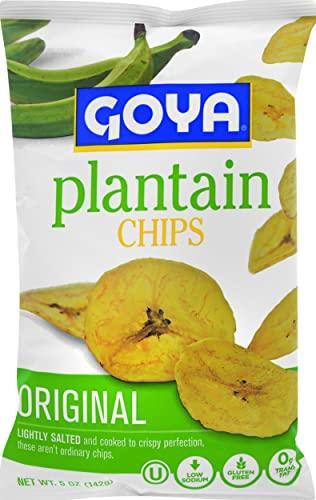 Goya Goya Foods Plantain Chips, Original, 5 Ounce (Pack of 12)