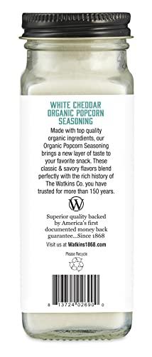 Watkins Watkins Gourmet Organic White Cheddar Popcorn Seasoning, 3.3 oz