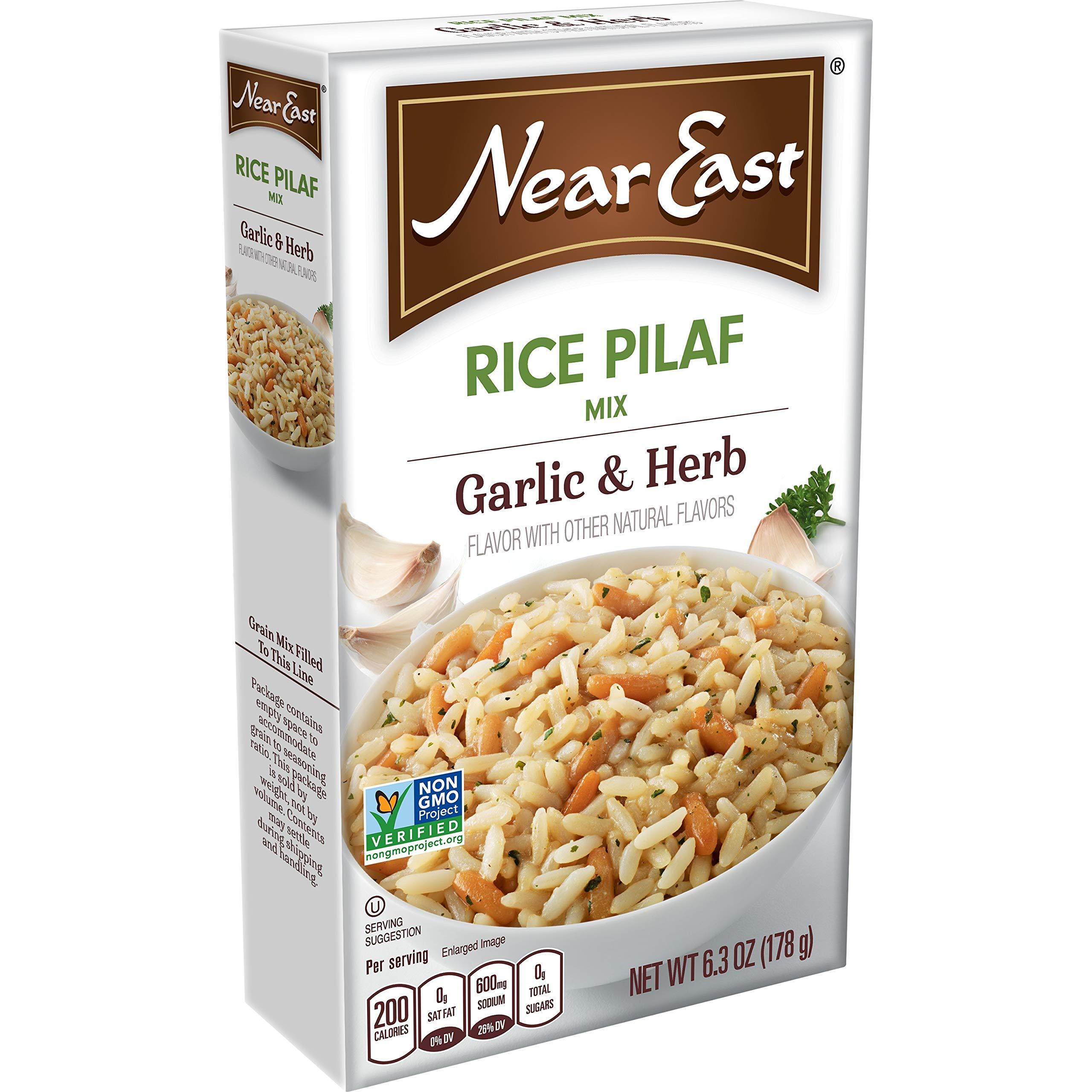 Quaker Near East Rice Pilaf Mix, Garlic & Herb, 6.3oz Box