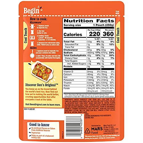 BEN'S ORIGINAL BEN'S ORIGINAL Ready Rice Butter and Garlic Flavored Rice, Easy Dinner Side, 8.8 oz Pouch