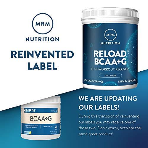 MRM MRM BCAA+G RELOAD Post-Workout Recovery – Lemon, 840g - 60 Servings Per Container