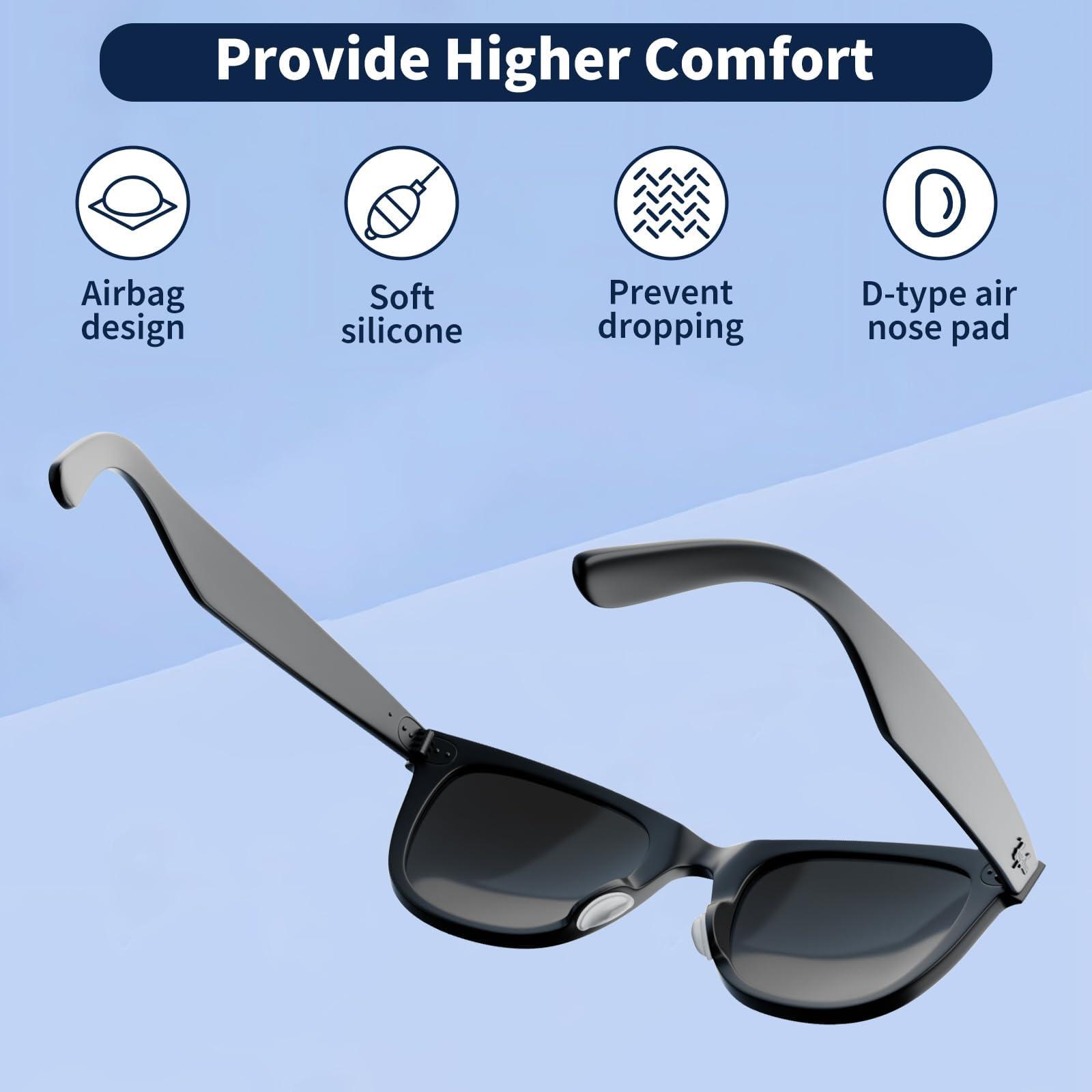 Pretwad Eyeglass Nose Pads Anti Slip, 3.5mm Thickness Adhesive Nose Grips for Glasses,Silicone Nose Pads for Eyeglasses, Clear Air Cushion Nose Pads for Eyeglasses Sunglasses Reading Glasses, 15 Pairs