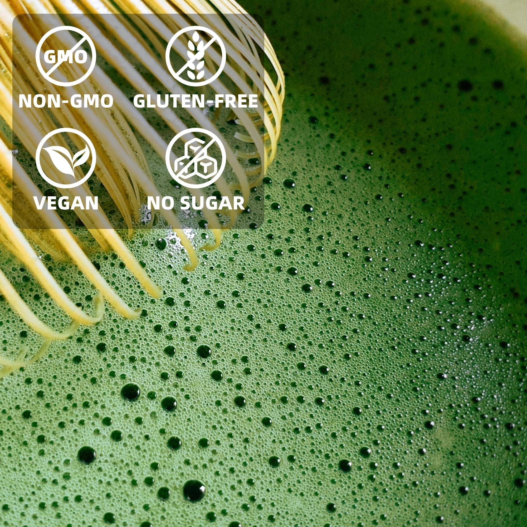 TEATREE Ceremonial Grade Matcha (100g / 3.53oz), Organic Matcha Green Tea Powder, 100% Natural Pure Matcha for Lattes, Smoothies & Baking