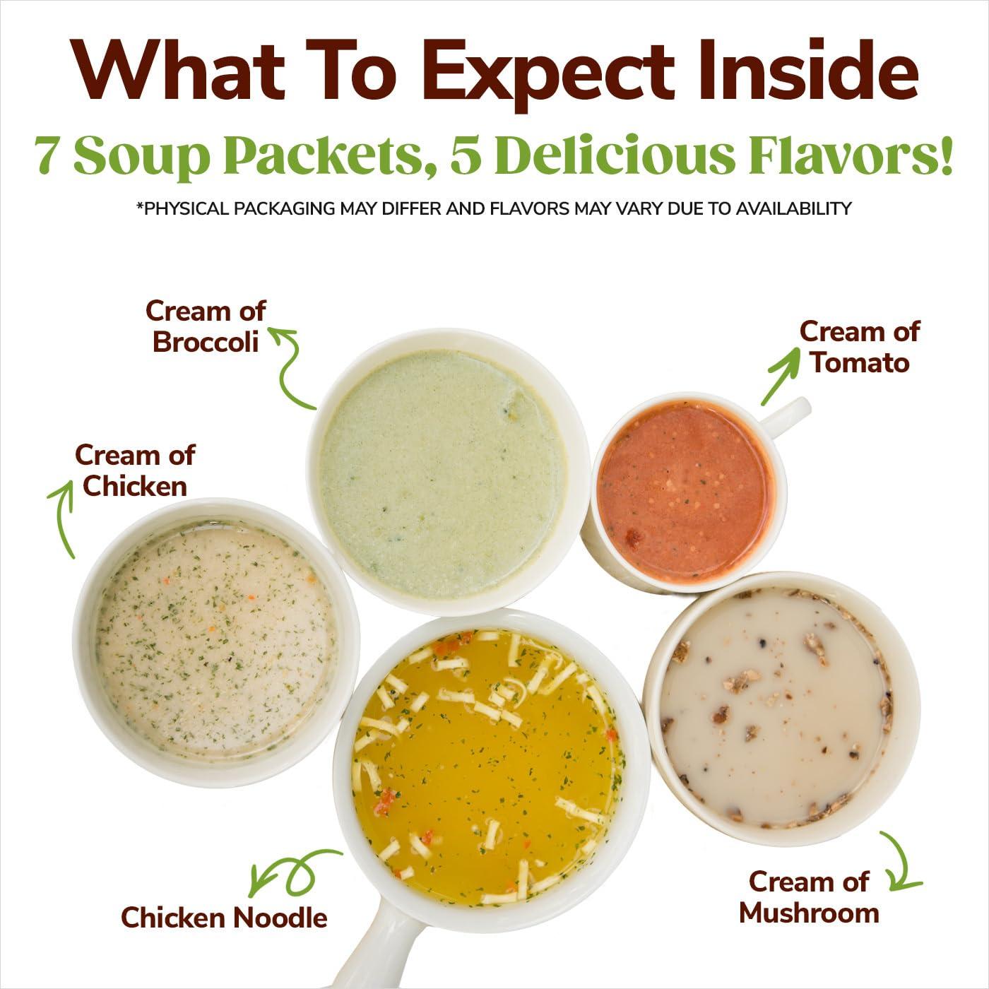 BariWise BariWise Protein Soup Mix, Variety Pack, 15g Protein, Low Carb (7ct)