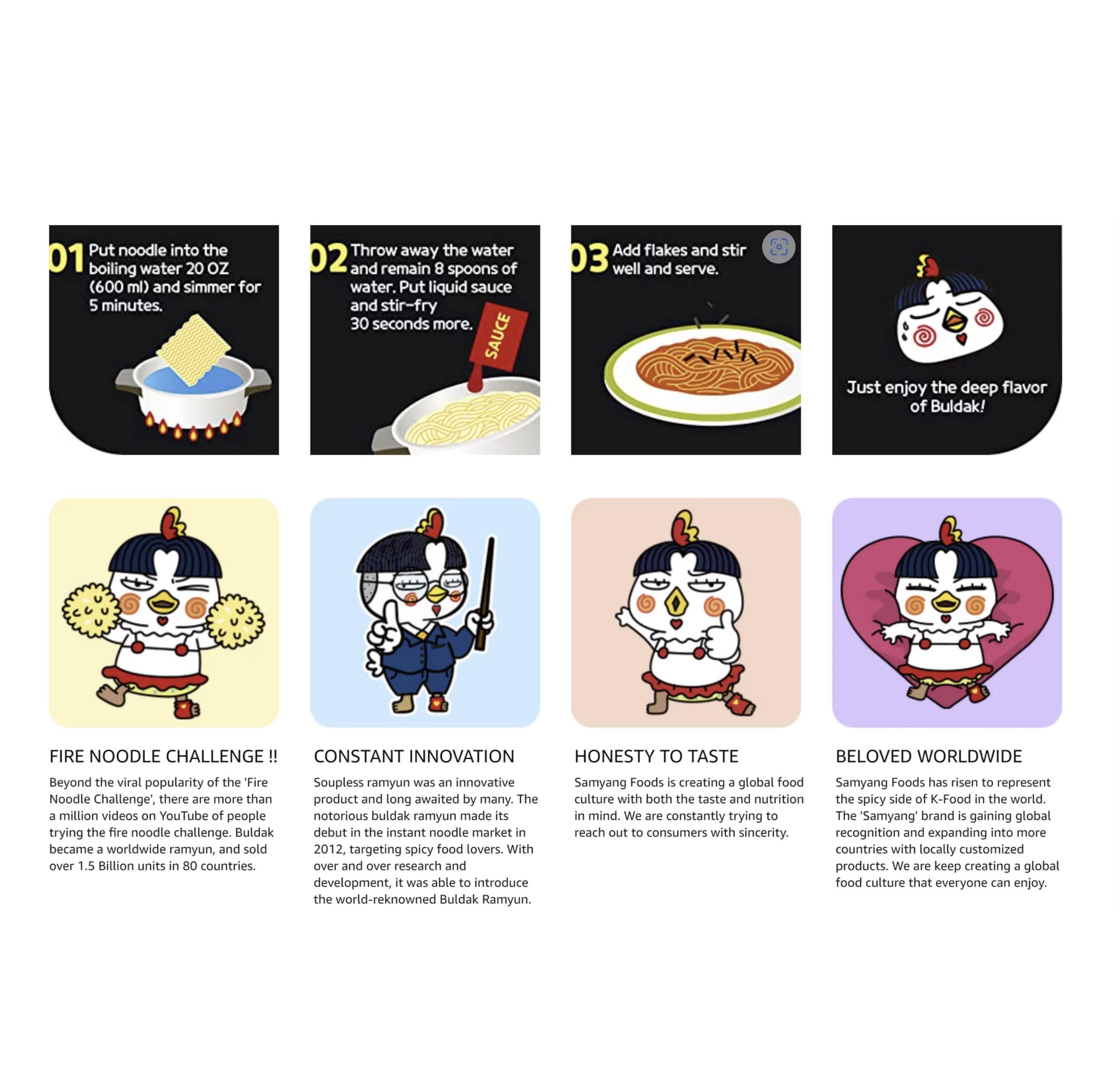 KF GOODIES Samyang Buldak Hot Spicy Chicken Ramen Noodle Korean Stir-Fried Ramen, Carbonara Flavor, (20, Carbonara)