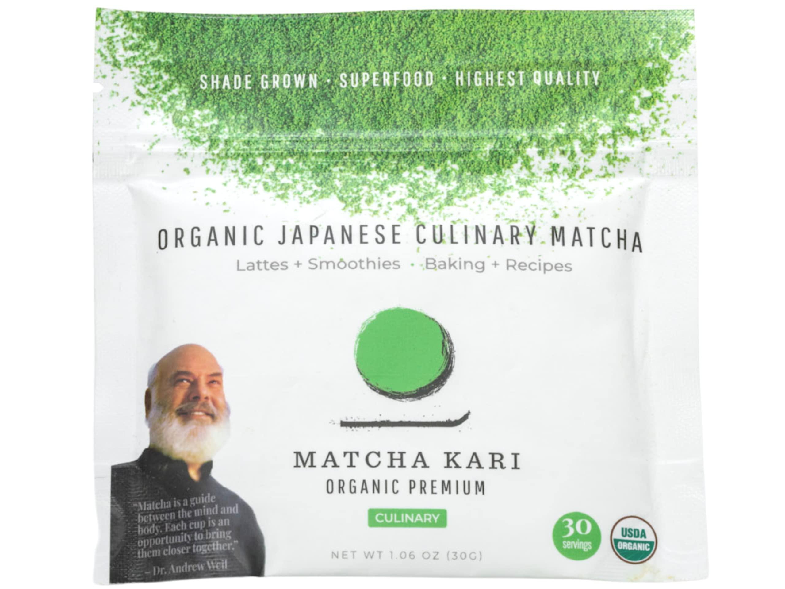 Matcha Kari Matcha Kari Mini Matcha Tea Set in Black + 30g Culinary Matcha