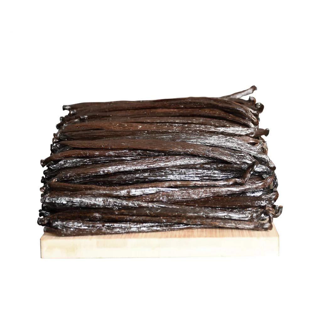 JL Gourmet Imports 10 Madagascar Vanilla Beans Grade A Whole Vanilla Pods for Vanilla Extract and Baking