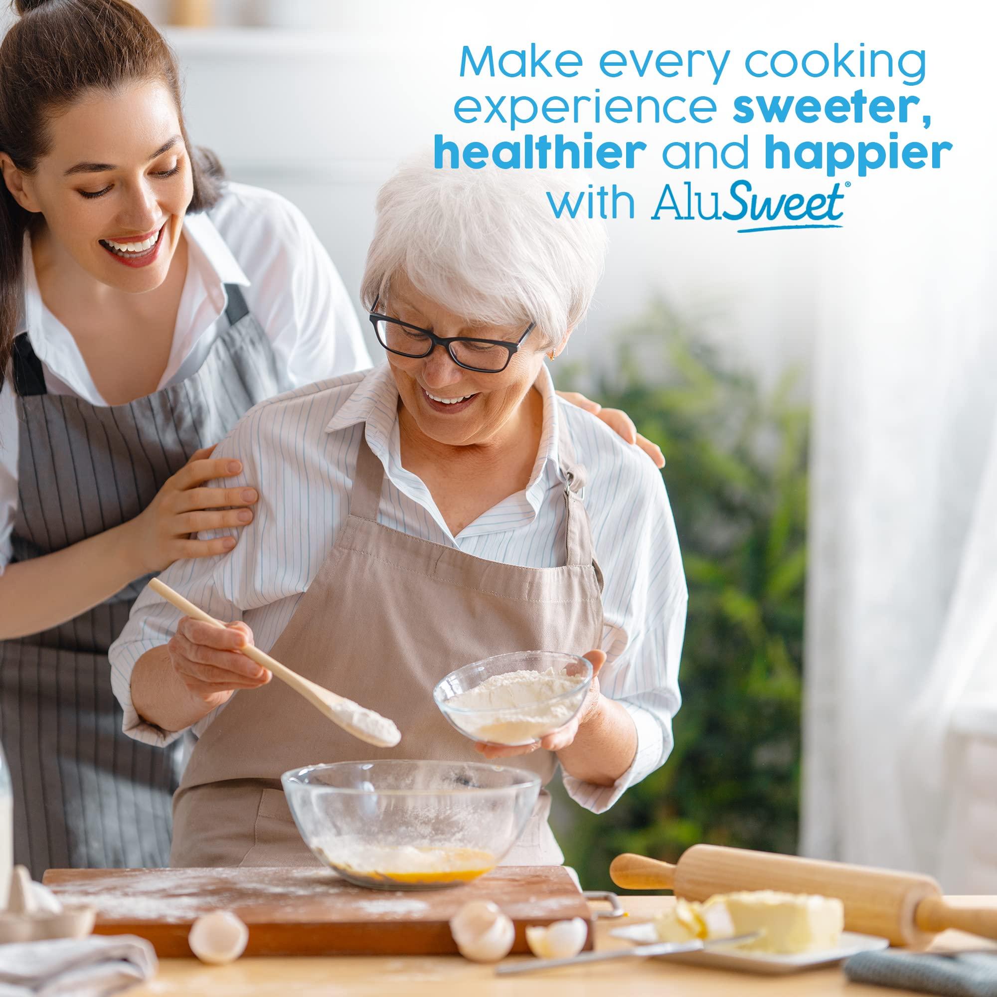 Biofoods Alusweet Alusweet Allulose Syrup Sugar Free Syrup Liquid Allulose Sweetener - 11 fl oz - 1:1 Sugar Substitute, Low Carb and Keto Friendly No Artificial Colors or Flavors, Non GMO, Gluten-Free, Vegan for Cocktails, Coffee, Cold Drinks, And Cooking (2 Pack)