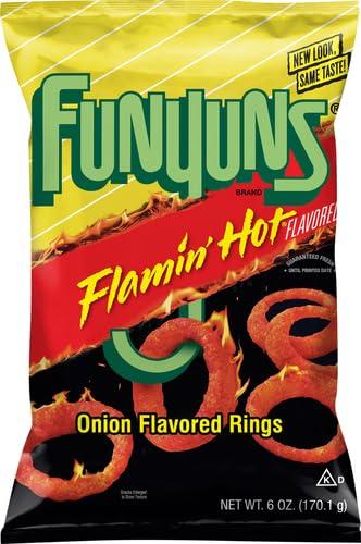 Frito Lay Flamin Hot Funyuns 6 Ounce (1 bag)
