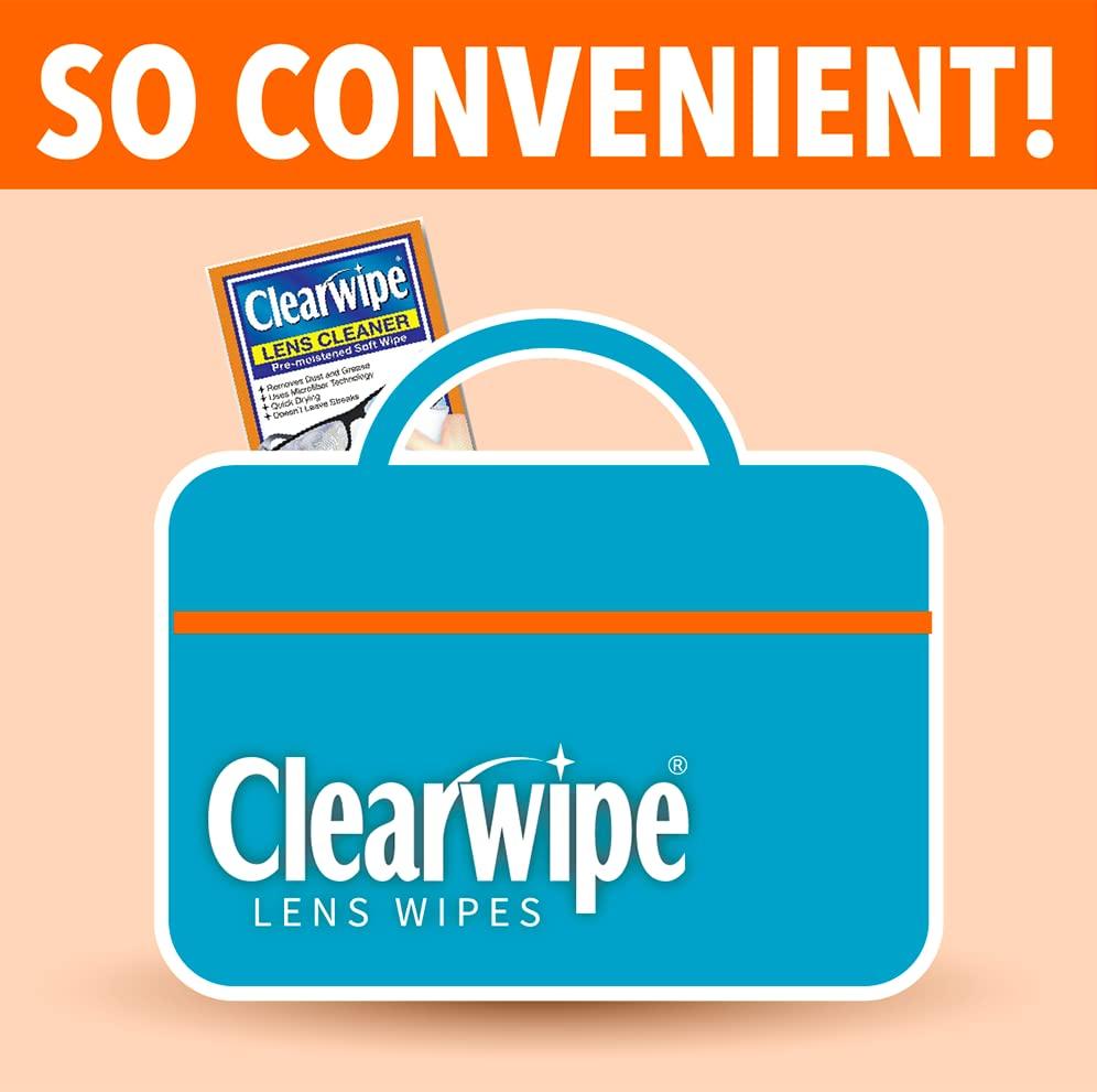 Clearwipe ClearWipe Microfiber Wipes, White, 40 Count